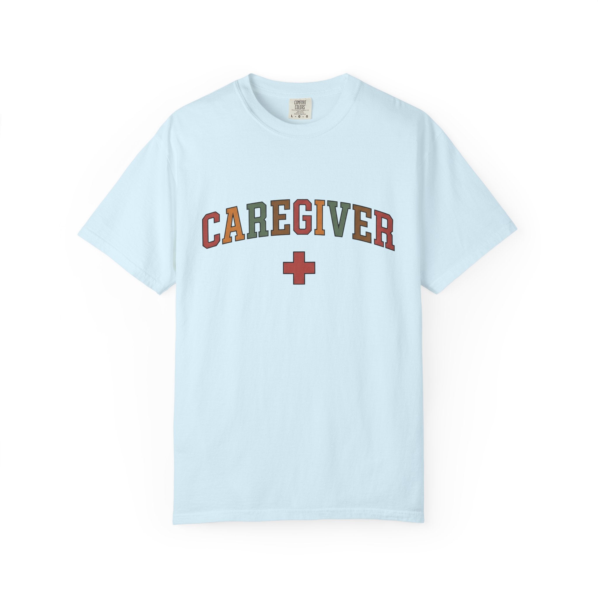 Caregiver Art Shirt Nurses Medical Gift Women Heavy Tee Caregiver T-Shirt Nurse Enthusiast Grunge Tshirt Healthcare Graphic Classic Medic