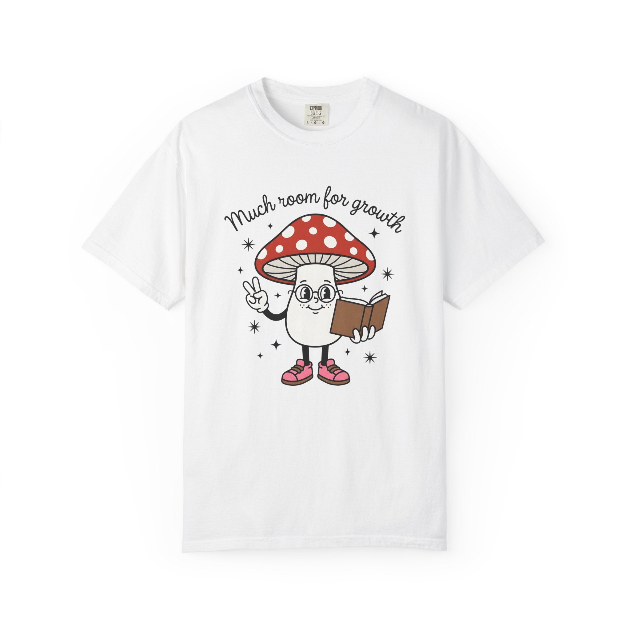 Toadstool Figure Shirt Mushroom Inspiration Gift Women Graphic Tee Fungus T-Shirt Mushroom Fan Digital Art Tshirt Motivational Graphic