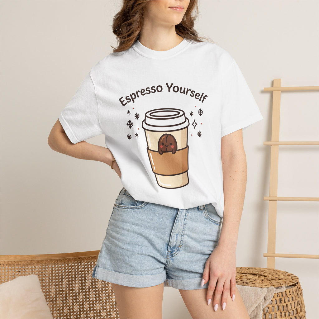 Coffee Mug Shirt Coffee Cooking Gift Women Cute Tee Mug T-Shirt Coffee Fan Coffee Cup Tshirt Culinary Graphic Comic Coffee Seed Tshirt