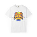 Pancake Stack Shirt Desserts Breakfast Gift Women Cartoon Tee Pancakes T-Shirt Sweets Fan Cute Tshirt Morning Graphic Retro Syrup Tshirt
