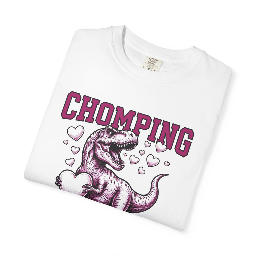 Dinosaur Love Shirt Valentine Prehistoric Gift Women Hand Drawn Tee Dinosaur T-Shirt Valentine Fan Illustrated Tshirt Jurassic Graphic