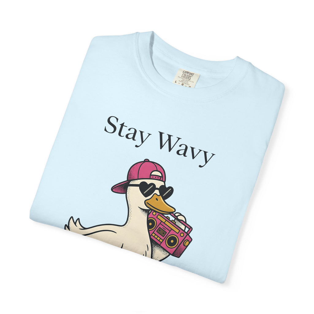 Duck Skateboard Shirt Funny Wildlife Gift Women Comic Tee Duckling T-Shirt Humor Fan Cartoon Tshirt Animal Graphic Vintage Stereo Tshirt