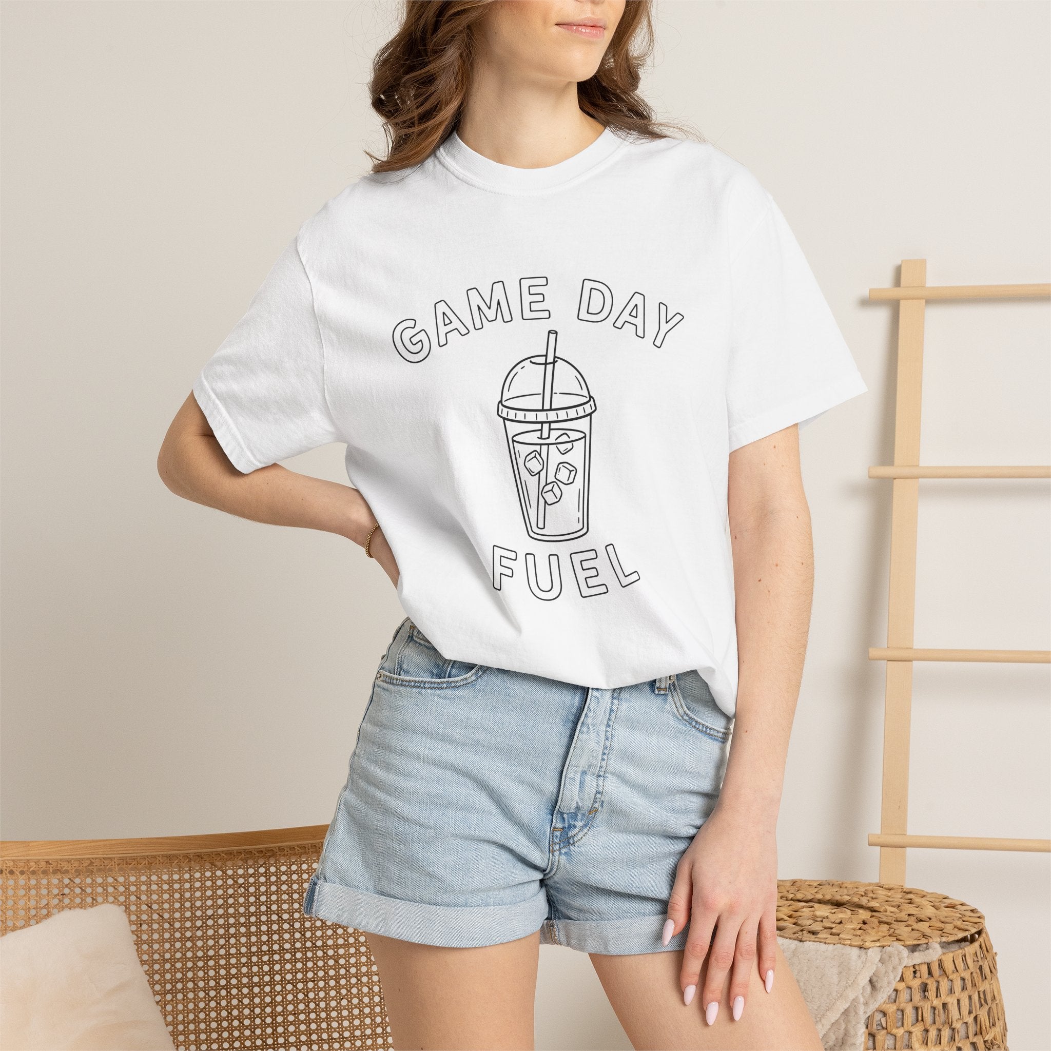 Iced Latte Glass Shirt Moms Cappuccino Gift Women Modern Tee Coffee Cup T-Shirt Coffee Fan Contemporary Tshirt Cappuccino Design Classic