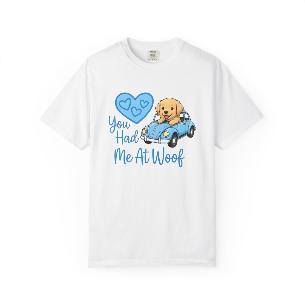 Golden Retriever Truck Shirt Dog Pet Gift Women Comic Tee Doggy T-Shirt Dog Fan Canine Tshirt Animal Graphic Sketch Love Tshirt