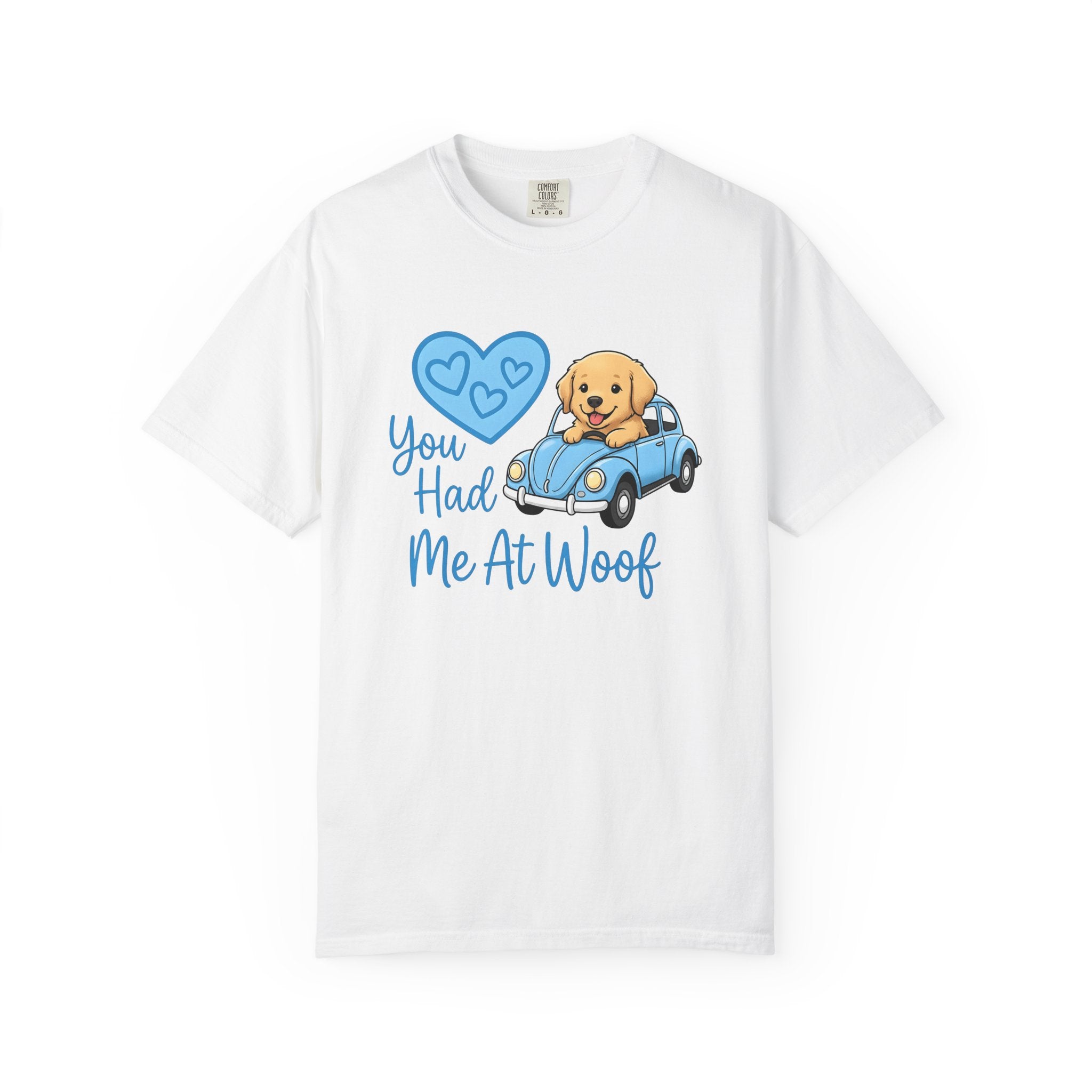 Golden Retriever Truck Shirt Dog Pet Gift Women Comic Tee Doggy T-Shirt Dog Fan Canine Tshirt Animal Graphic Sketch Love Tshirt