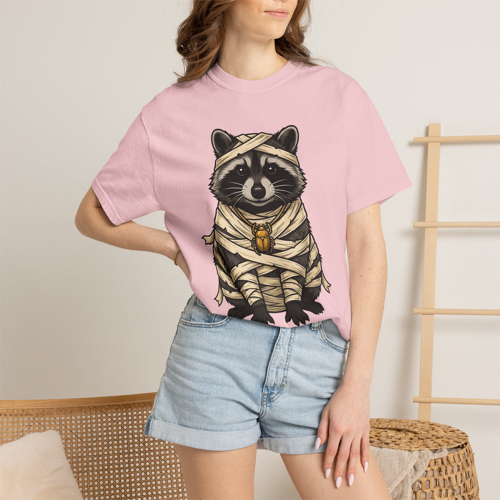 Raccoon Wrap Shirt Animals Celebration Gift Women Caricature Tee Raccoon T-Shirt Wildlife Fan Cartoon Tshirt Party Graphic Old School Insect