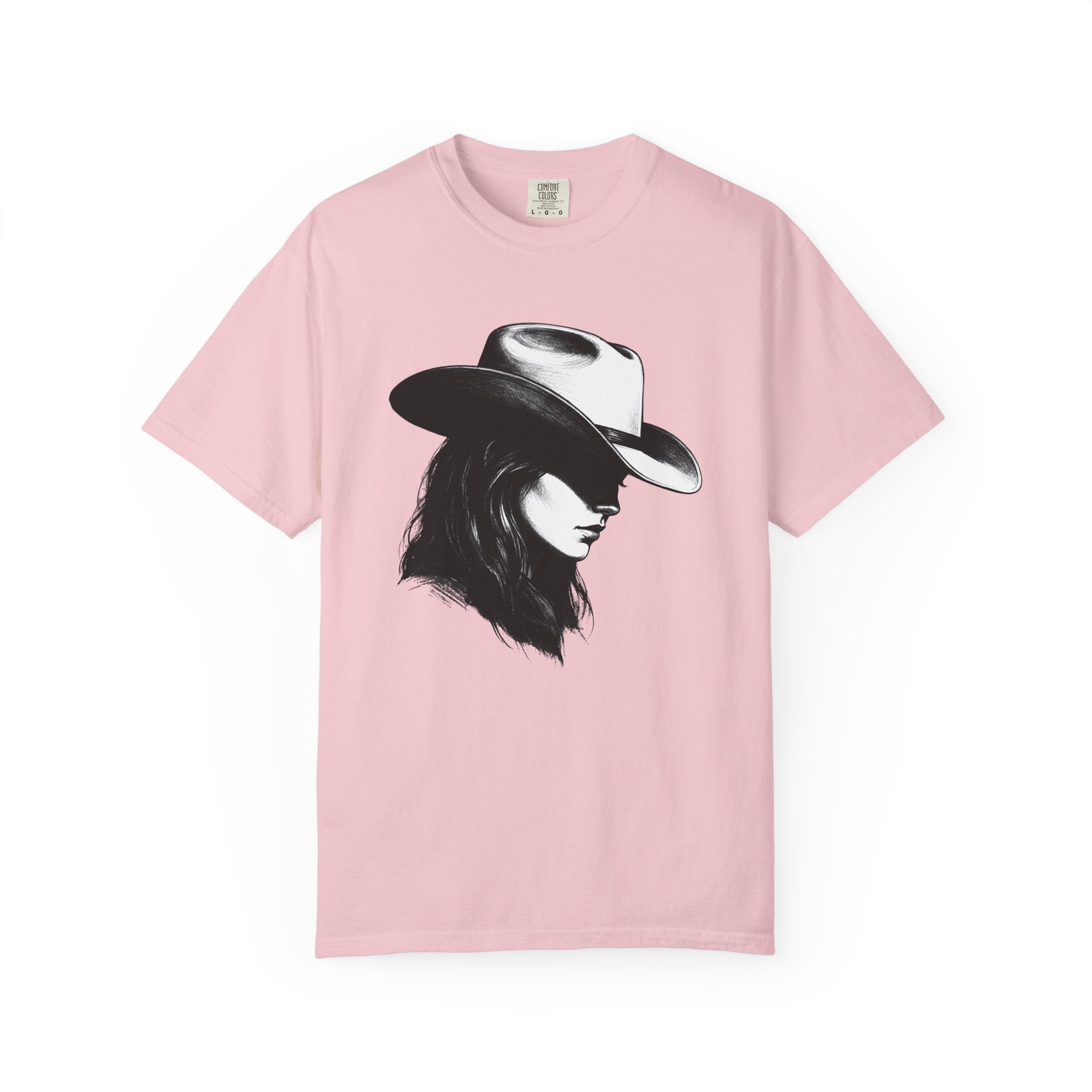 Cowgirl Portrait Shirt Cowgirl Agriculture Gift Women Cartoon Tee Cowgirl T-Shirt Rodeo Fan Western Tshirt Farm Graphic Country Hat Tshirt