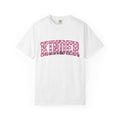 Checkerboard Varsity Letters Shirt Teachers Education Gift Women Strong Tee Letterman T-Shirt Educator Enthusiast Bold Tshirt Learning