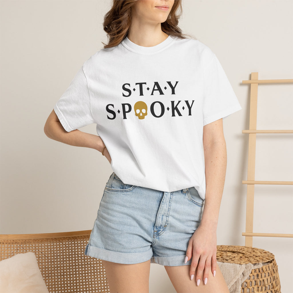Skull Graphic Shirt Halloween Spooky Gift Women Gothic Tee Skull T-Shirt Horror Fan Dark Tshirt Creepy Graphic Minimalist Diamond Shapes