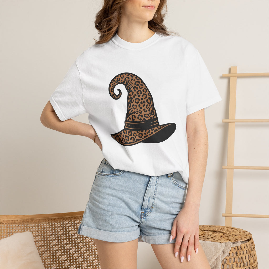 Wildcat Witch Hat Shirt Halloween Outfit Gift Women Popular Tee Witch Hat T-Shirt Halloween Fan Retro Tshirt Fashion Graphic Nostalgic