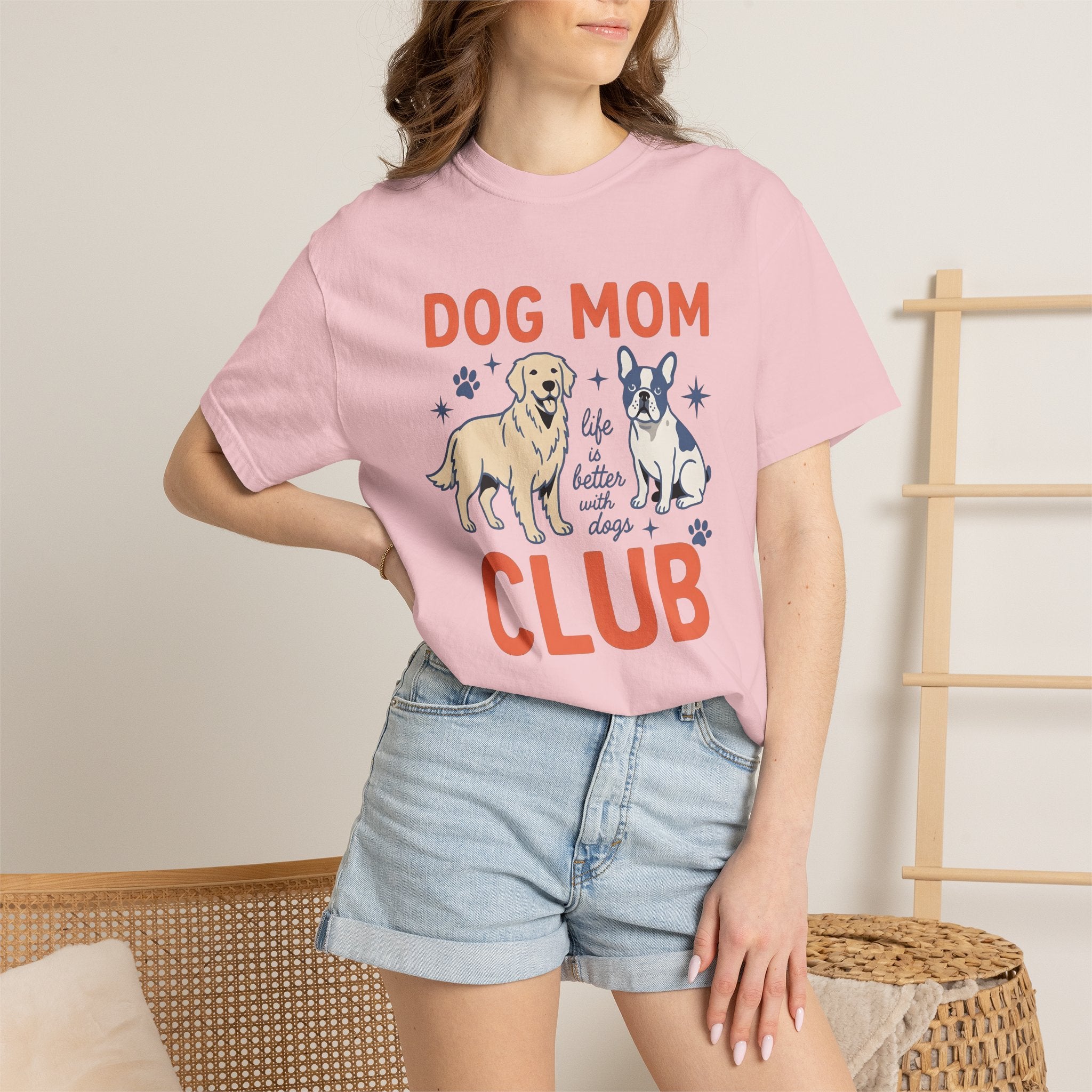 Gold Retriever Frenchie Shirt Dog Animal Gift Women Comic Tee French Bulldog T-Shirt Dog Fan Cartoon Tshirt Creature Graphic Vintage Paw