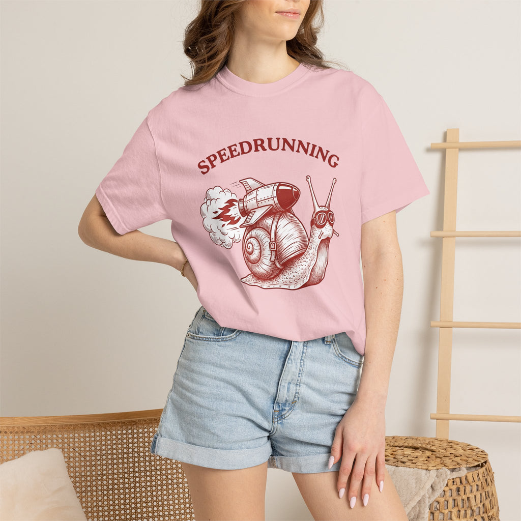 Speedy Snail Shirt Cute Nature Gift Women Classic Tee Snail T-Shirt Adorable Fan Retro Tshirt Wildlife Graphic Cartoon Vintage Goggles