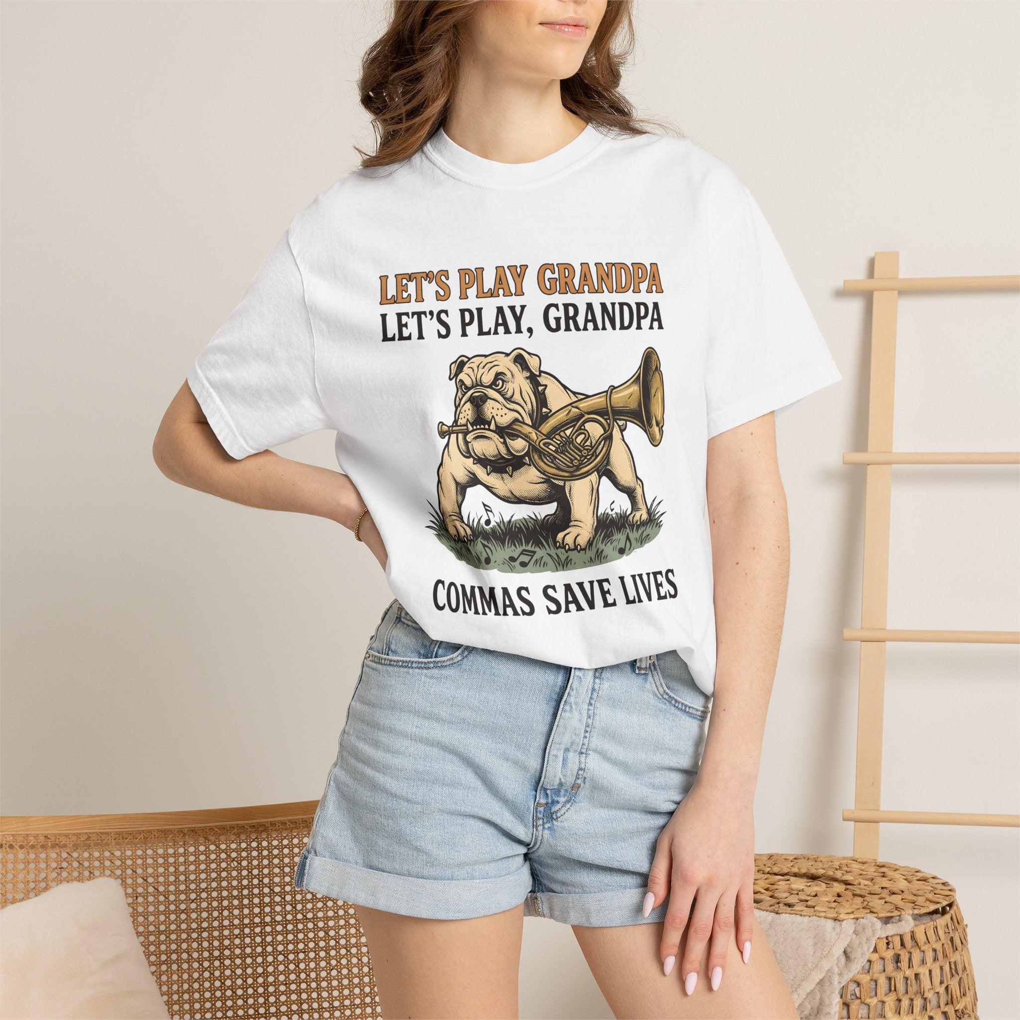 Bulldog Tuba Shirt Teachers Education Gift Women Old School Tee Bulldog Tuba T-Shirt Educator Enthusiast Vintage Tshirt Learning Graphic