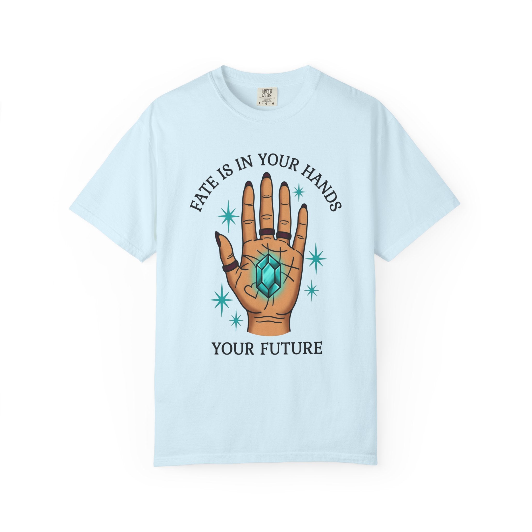 Clairvoyant Hand Shirt Boho Chic Occult Gift Women Esoteric Tee Palm Reading T-Shirt Bohemian Fan Mystical Art Tshirt Magical Graphic