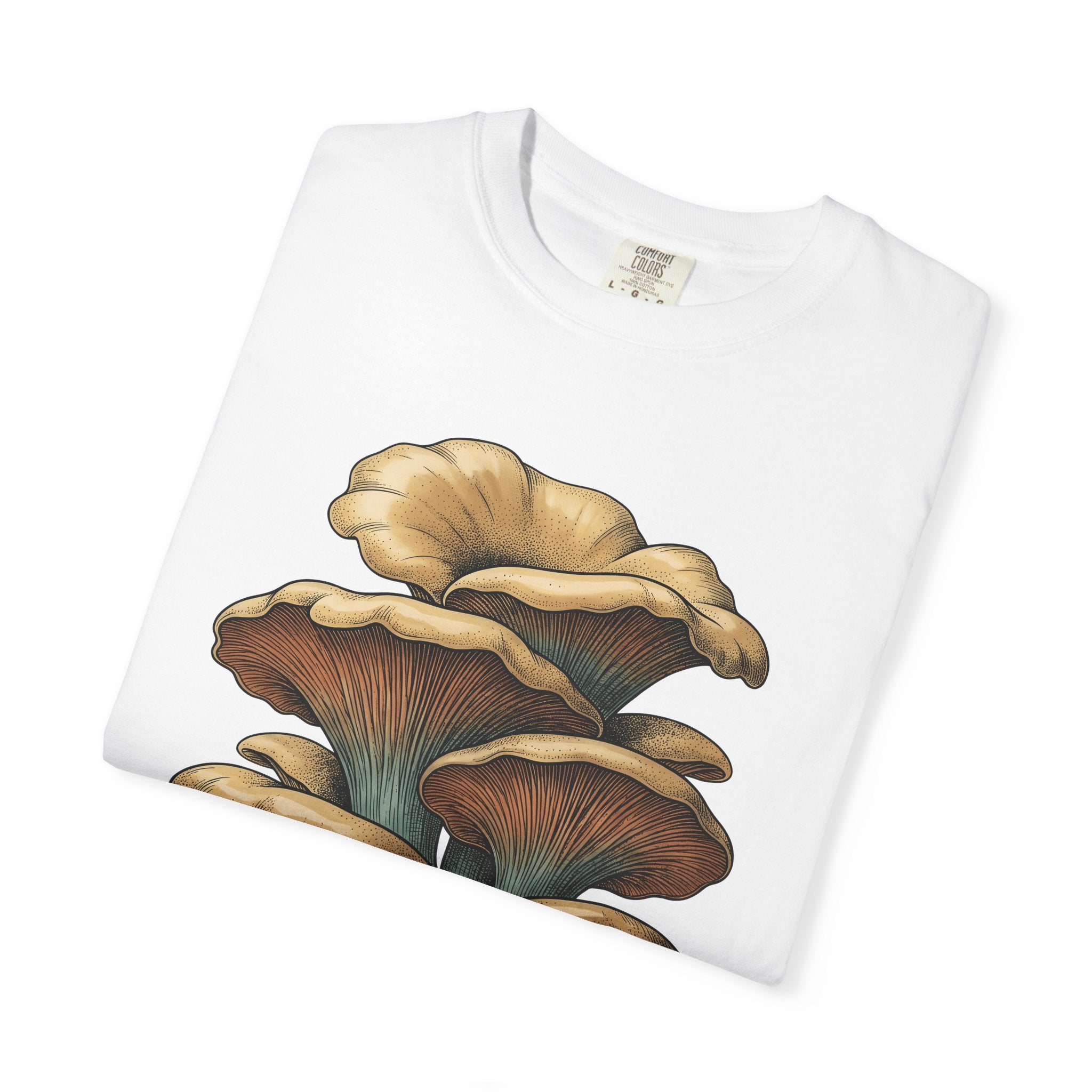 Mushroom Cluster Shirt Mushrooms Nature Gift Women Botanical Tee Fungus T-Shirt Mycology Fan Botanical Art Tshirt Environmental Graphic