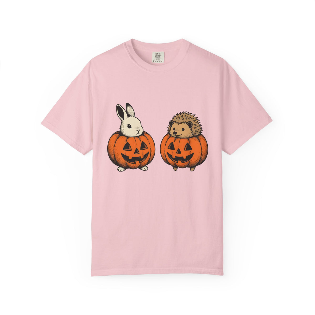 Hare Spiny Squash Shirt Halloween Creatures Gift Women Classic Tee Gourd T-Shirt Horror Fan Retro Tshirt Monster Graphic Drawn Lantern