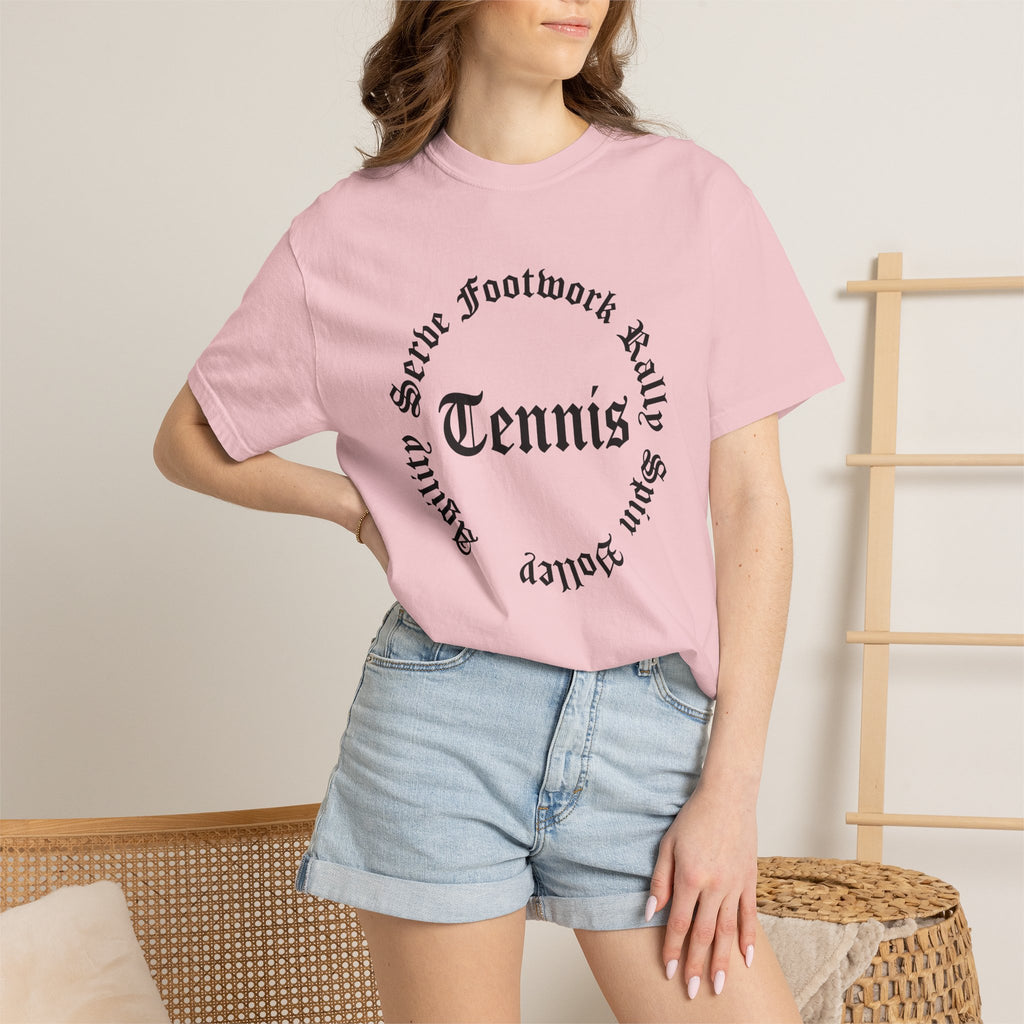 Tennis Quote Shirt Tennis Competitor Gift Women Old English Tee Quote T-Shirt Tennis Fan Vintage Tshirt Athlete Graphic Hand Drawn Band