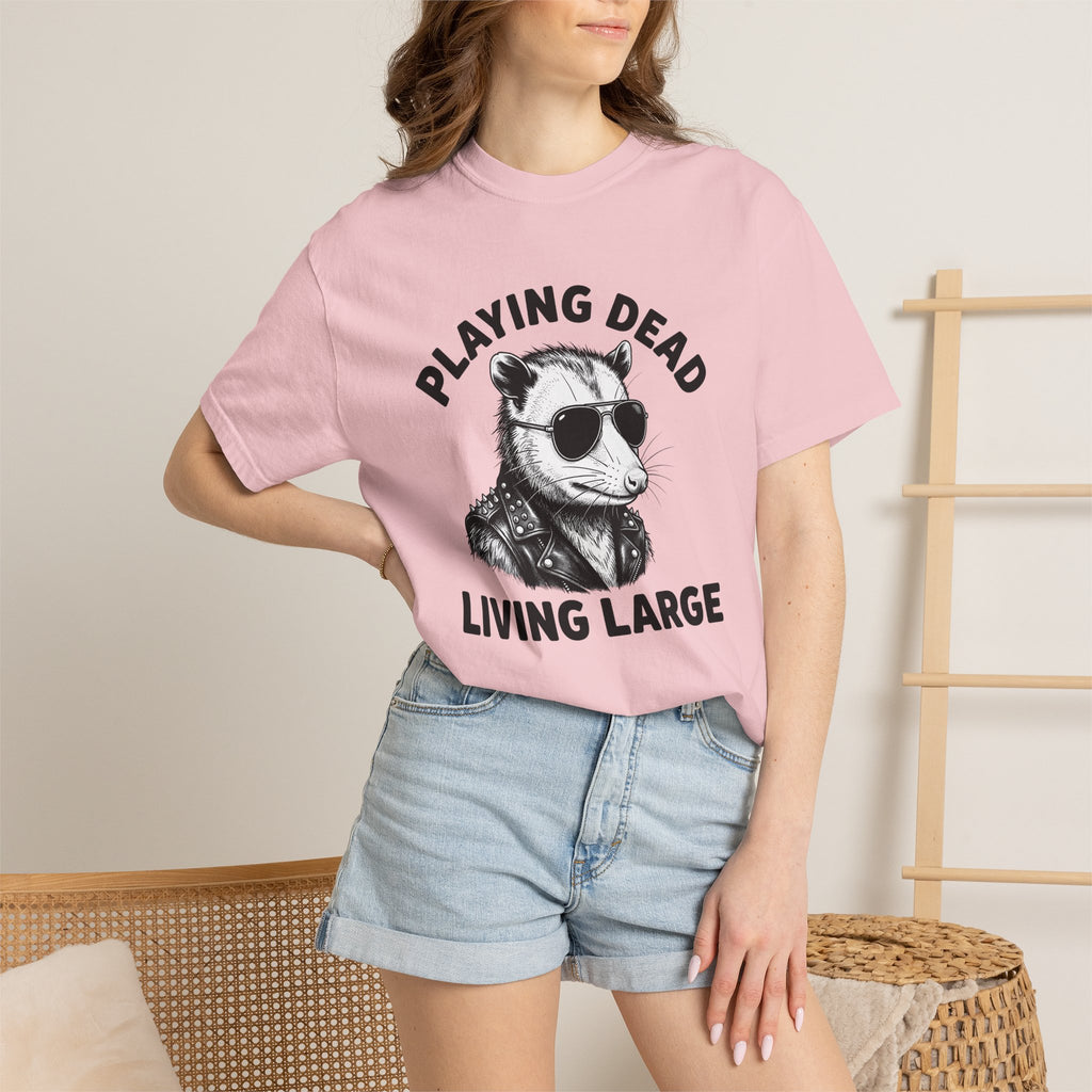 Possum Eyeglasses Shirt Funny Pets Gift Women Old School Tattoo Tee Opossum T-Shirt Humor Fan Tattooed Tshirt Animal Graphic Doodle Moto
