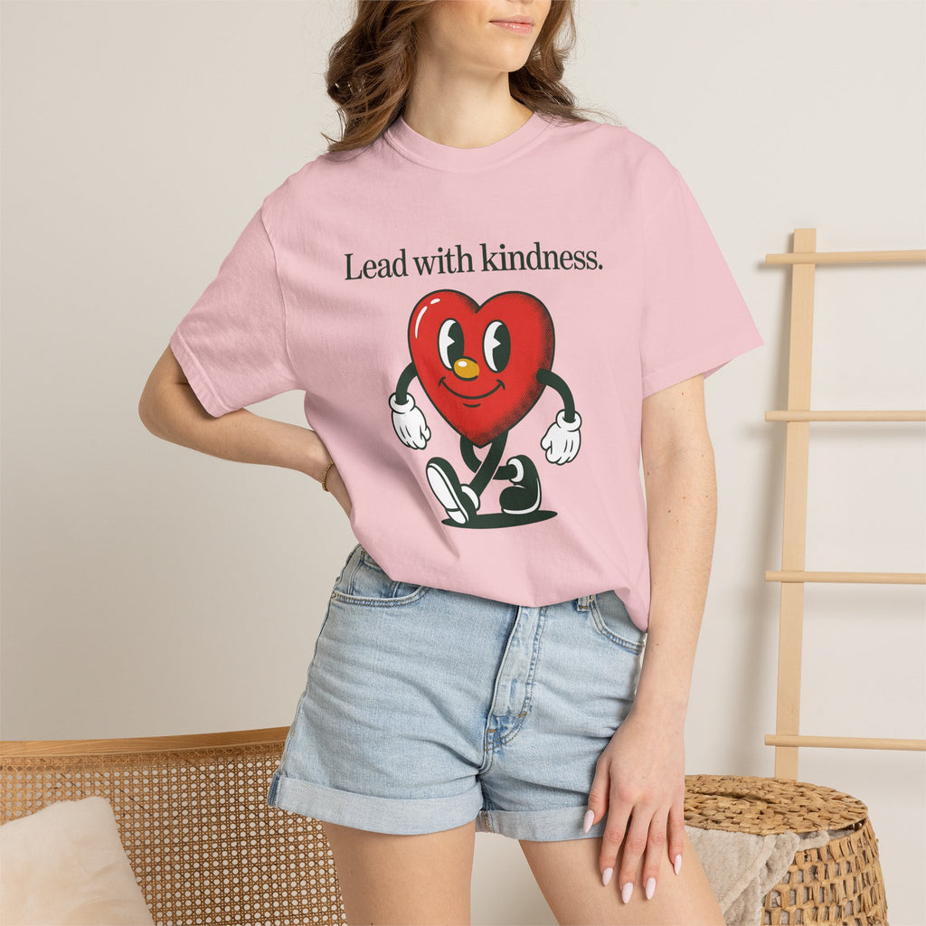 Comic Heart Shirt Cute Encouragement Gift Women Classic Tee Heart T-Shirt Adorable Fan Retro Tshirt Inspirational Graphic Hand Drawn Mittens
