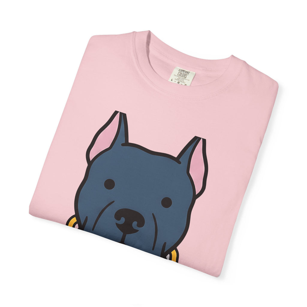 Pitbull Shirt Dog Pet Supplies Gift Women Animated Tee Pibble T-Shirt Dog Fan Cartoon Tshirt Accessories Graphic Clean Chain Necklace Tshirt