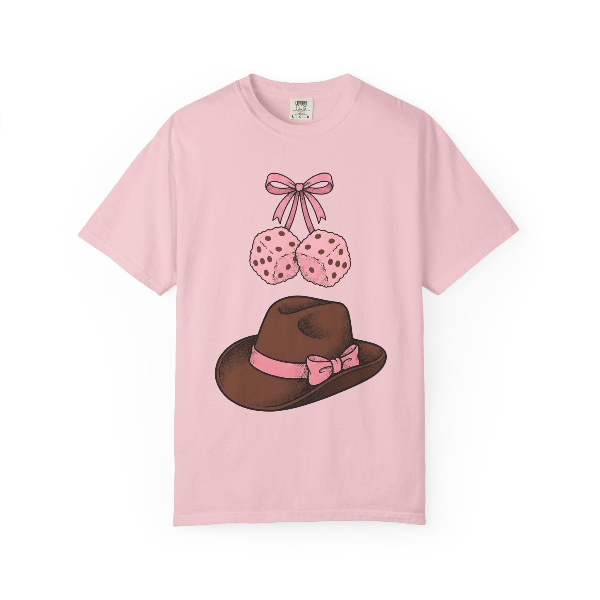 Cowboy Hat Shirt Cowgirl Western Gift Women Rustic Tee Stetson T-Shirt Cowboy Fan Vintage Tshirt Rodeo Graphic Retro Dice Tshirt