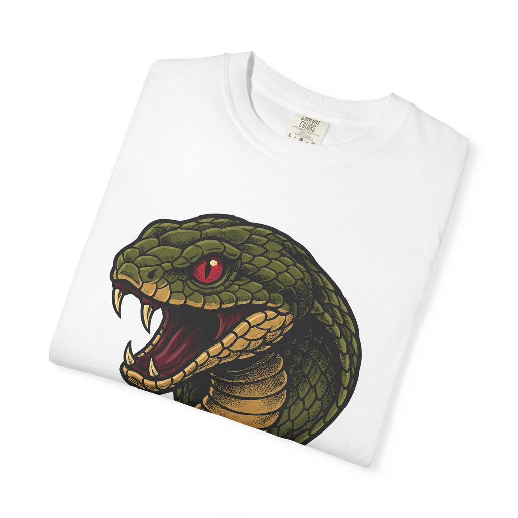 Serpent Face Shirt Animals Macabre Gift Women Outline Tee Snake T-Shirt Wildlife Enthusiast Tattoo Tshirt Dark Graphic Old School Mouth