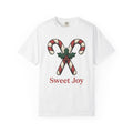 Christmas Sticks Shirt Christmas Celebration Gift Women Shabby Chic Tee Christmas Trees T-Shirt Xmas Fan Holiday Graphic Tshirt Mid Century