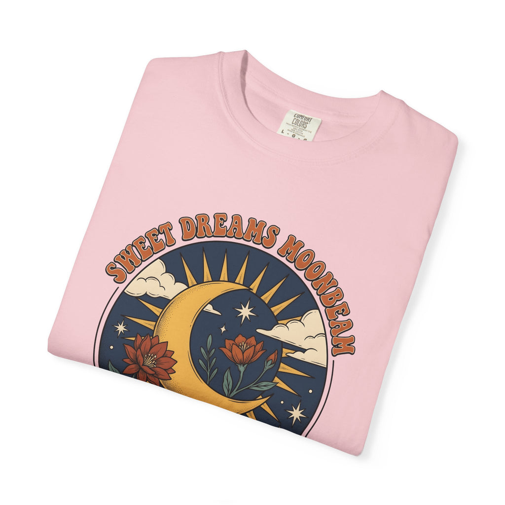 Moonflower Crescent Shirt Celestial Zodiac Gift Women Folk Tee Lunar T-Shirt Astrology Enthusiast Bohemian Tshirt Horoscope Graphic Classic