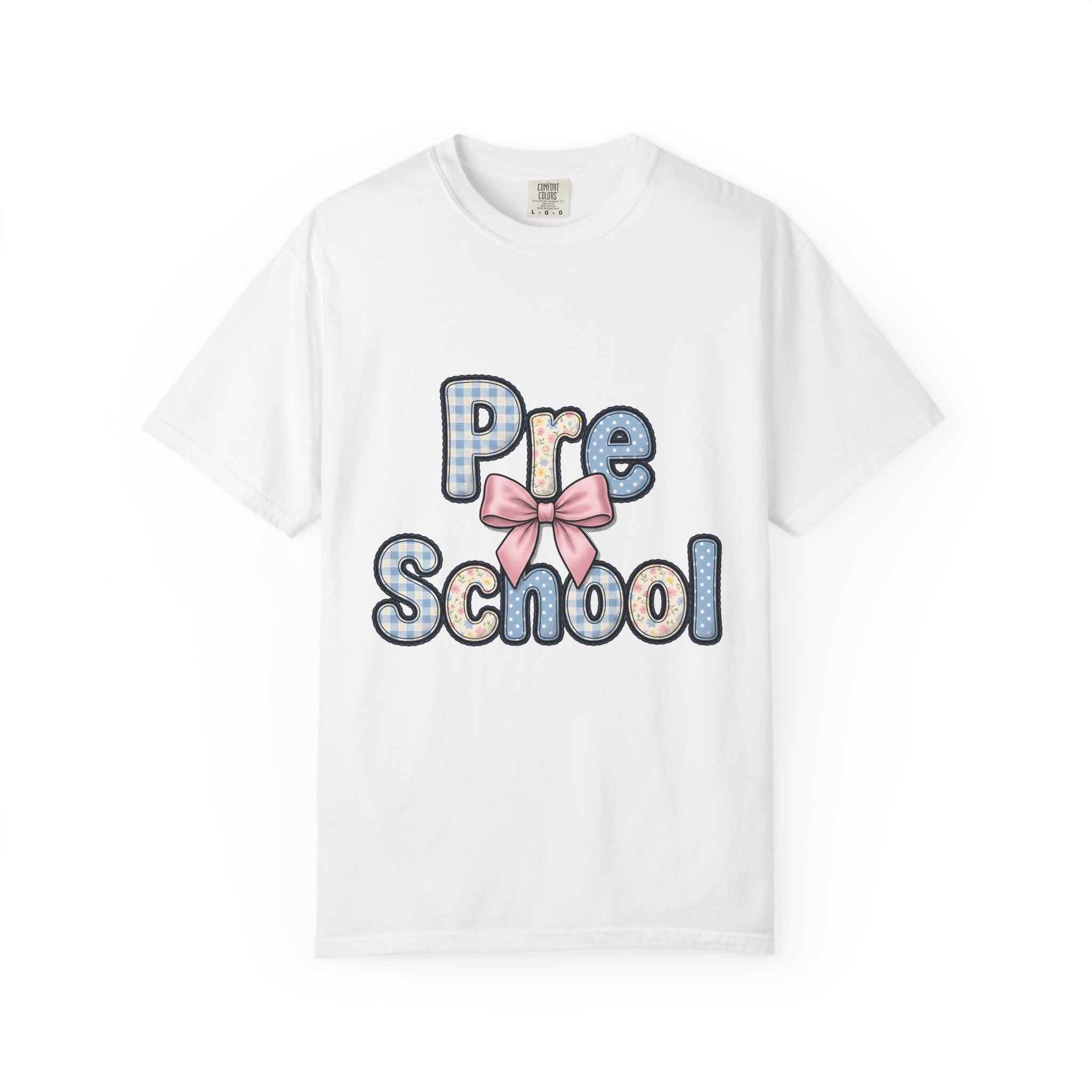 Pastel Letters Shirt Preschool Teacher Education Gift Women Patchwork Tee Alphabet T-Shirt Educator Enthusiast Collage Tshirt Learning