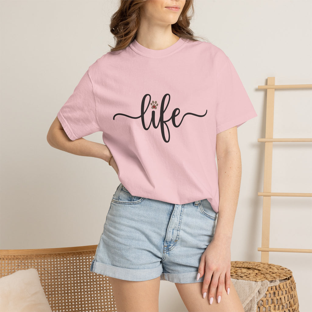 Paw Print Handwriting Shirt Dog Critter Gift Women Calligraphy Lettering Tee Handwritten Message T-Shirt Dog Fan Typography Tshirt Animal