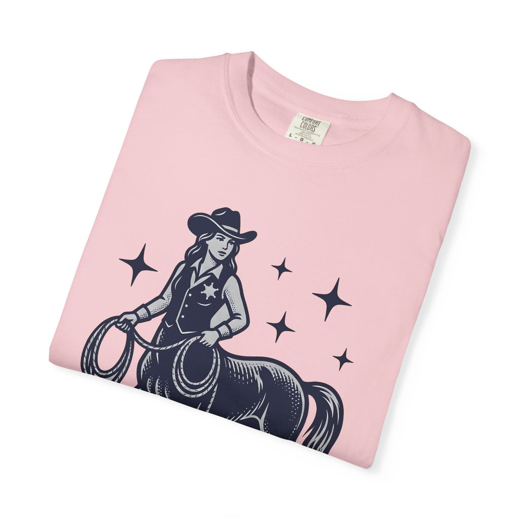 Centaur Cowgirl Shirt Cowgirl Western Gift Women Vintage Tee Centaur T-Shirt Rodeo Fan Retro Tshirt Cowboy Graphic Hand Drawn Stars Tshirt