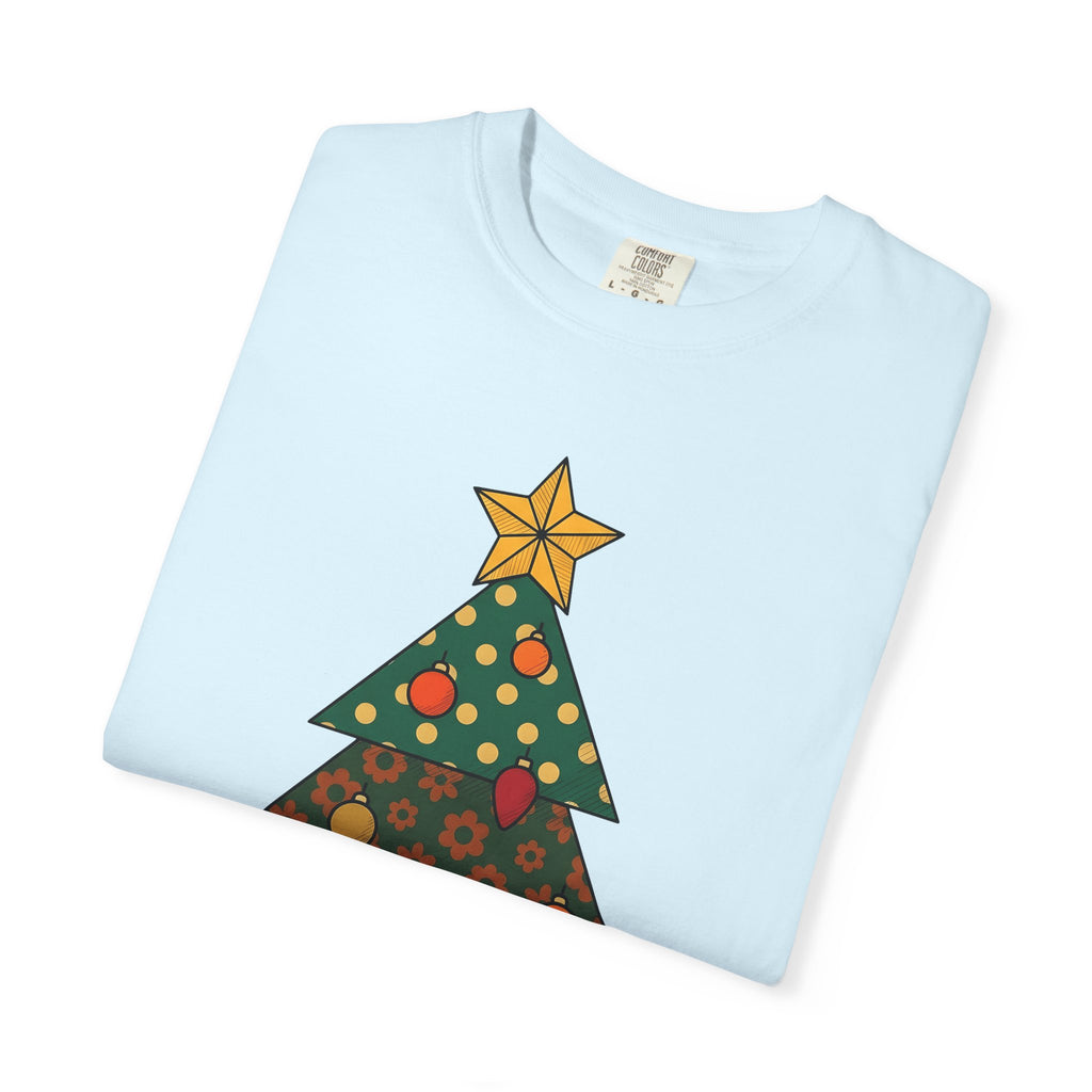 Christmas Tree Shirt Christmas Festive Gift Women Country Tee Fir Tree T-Shirt Holiday Fan Christmas Tree Tshirt Holiday Graphic Classic