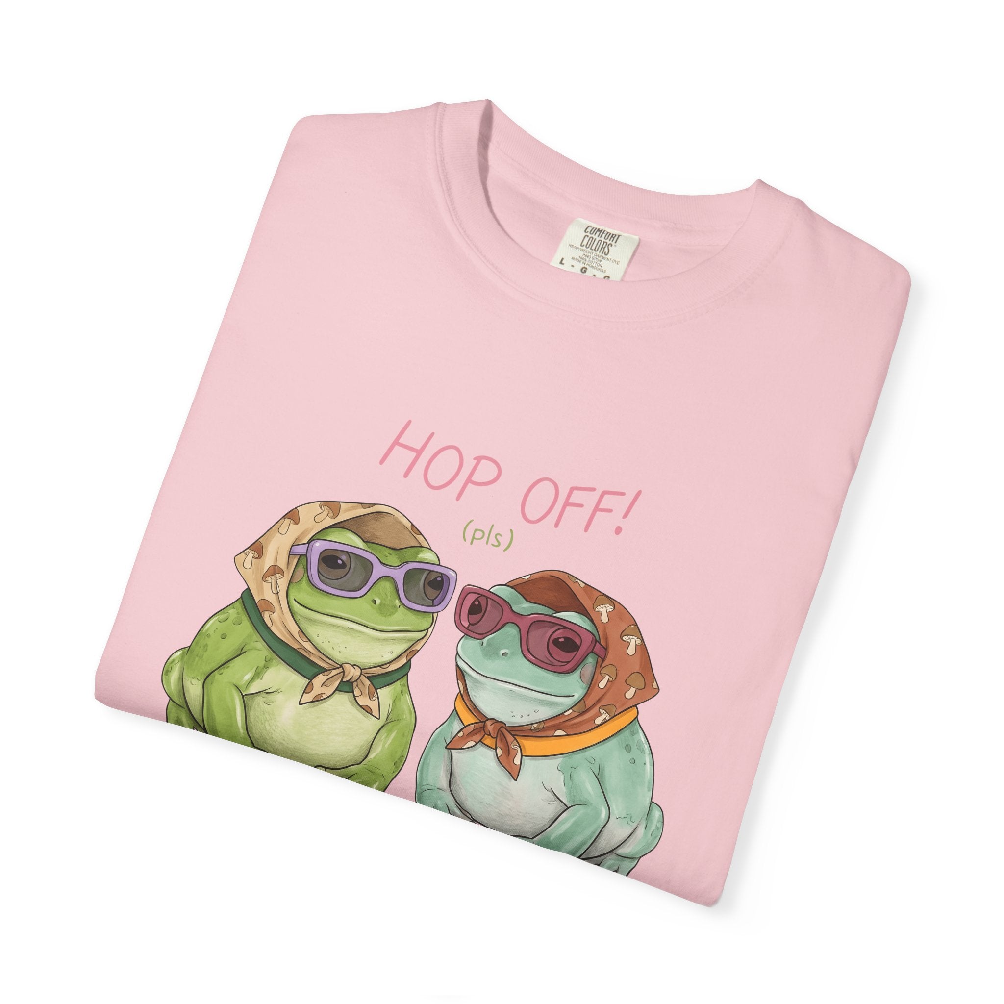 Frog Shades Shirt Animals Vintage Gift Women Cartoon Tee Toad T-Shirt Creature Fan Comic Tshirt Retro Graphic Sketch Fungus Scarf Tshirt