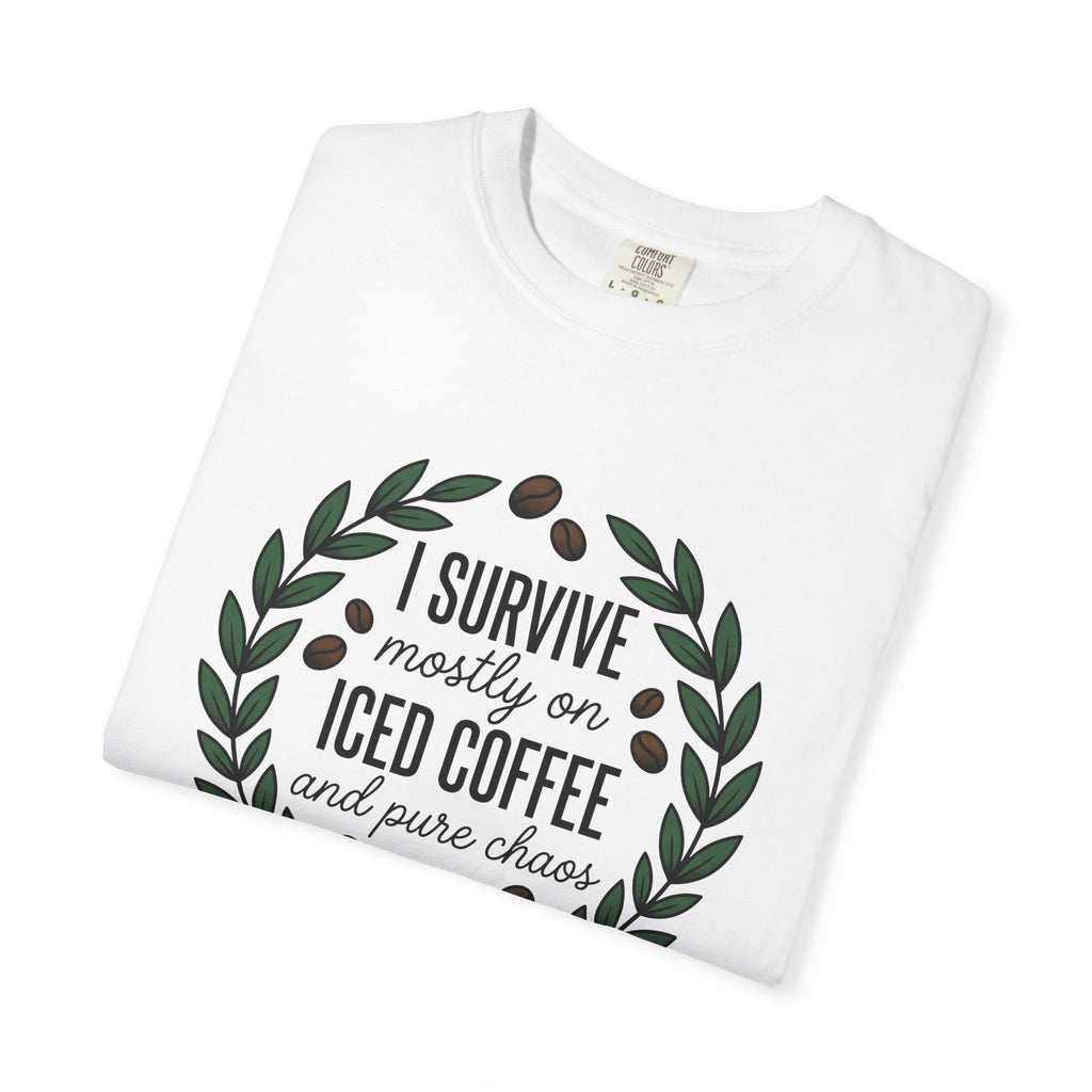 Chilled Coffee Cup Shirt Nurses Mocha Gift Women Vintage Tee Coffee Mug T-Shirt Teacher Enthusiast Retro Tshirt Chocolate Graphic Line Art