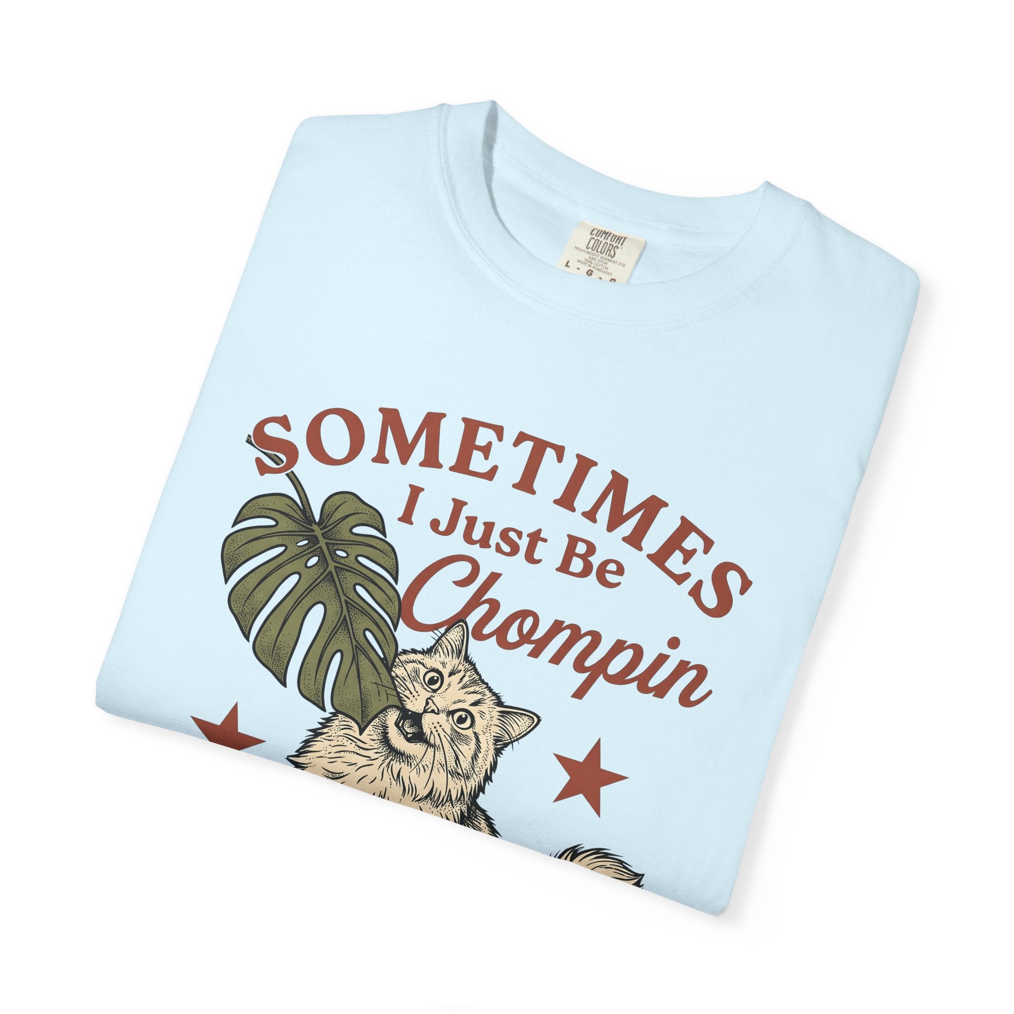 Soft Cat Shirt Cat Satire Gift Women Cartoon Tee Kitten T-Shirt Cat Fan Comic Tshirt Parody Graphic Old School Monstera Plant Tshirt