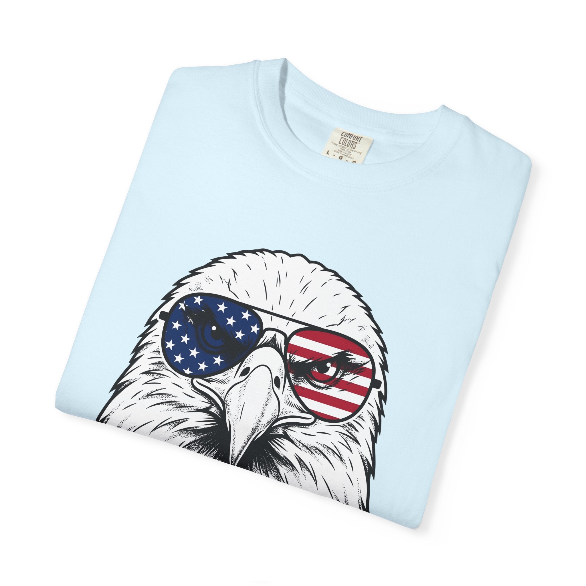 Bald Eagle Shirt America Flag Gift Women Illustration Tee Eagle T-Shirt American Fan Patriotic Tshirt Banner Graphic Classic Sun Glasses
