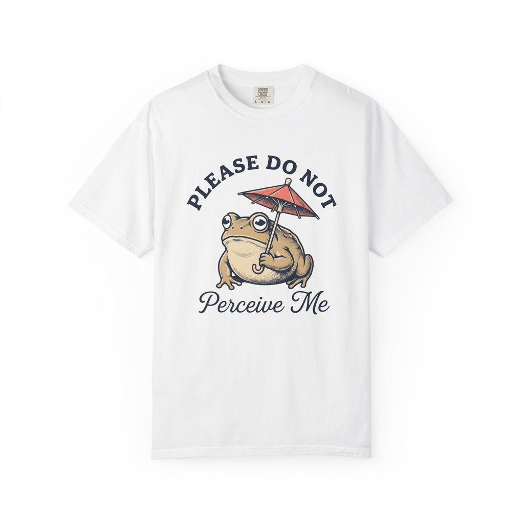 Frog Umbrella Shirt Funny Animal Gift Women Vintage Tee Toad T-Shirt Humor Fan Retro Tshirt Creature Graphic Hand Drawn Humor Tshirt