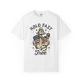 Anchor Flag Shirt America Nautical Gift Women Vintage Tee Flag T-Shirt Patriot Fan Retro Tshirt Maritime Graphic Hand Drawn Rope Tshirt