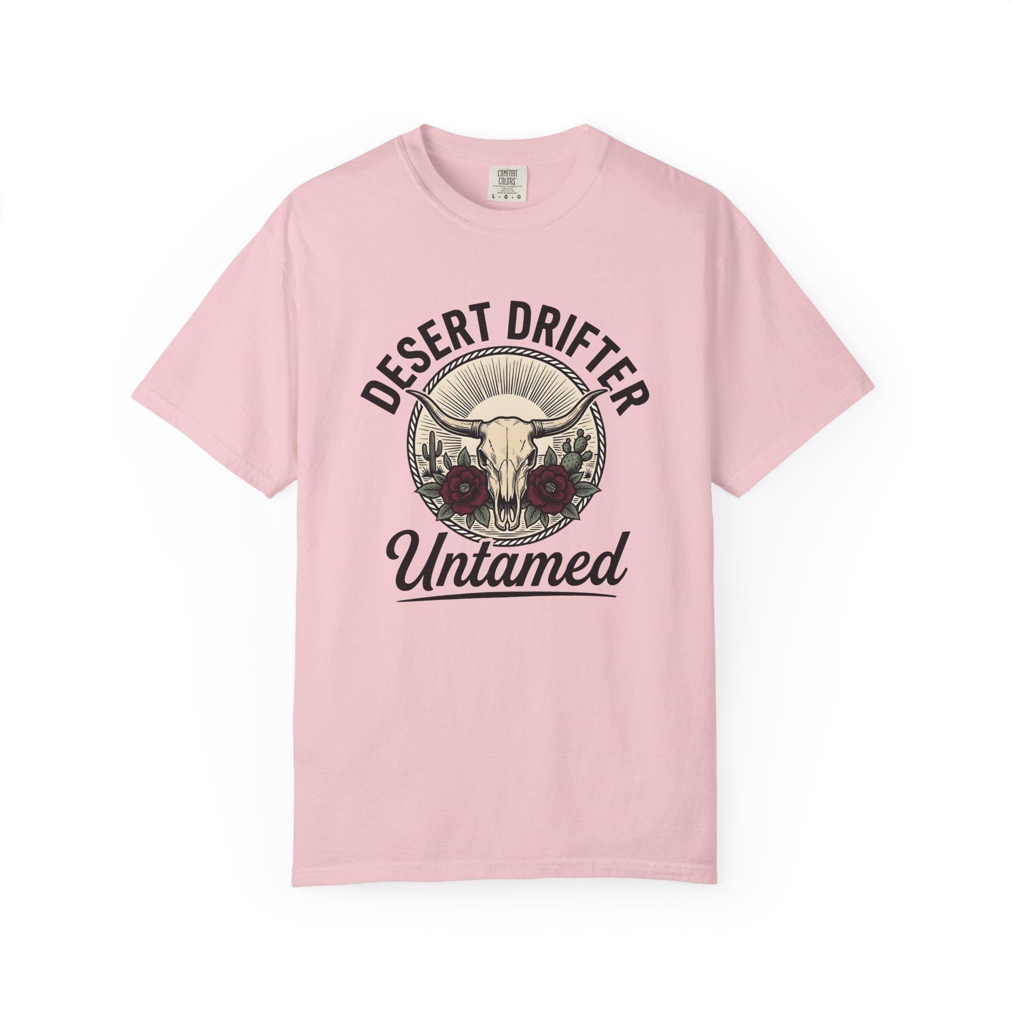 Bull Skull Shirt Cowgirl Western Gift Women Vintage Tee Skull T-Shirt Rodeo Fan Cowboy Tshirt Western Graphic Hand Drawn Cactus Tshirt