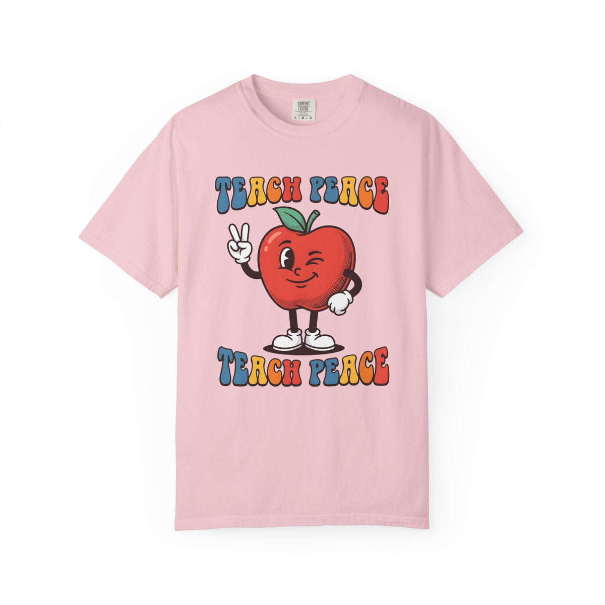 Winking Fruit Character Shirt Teachers Education Unisex Gift Doodle Tee Fruit