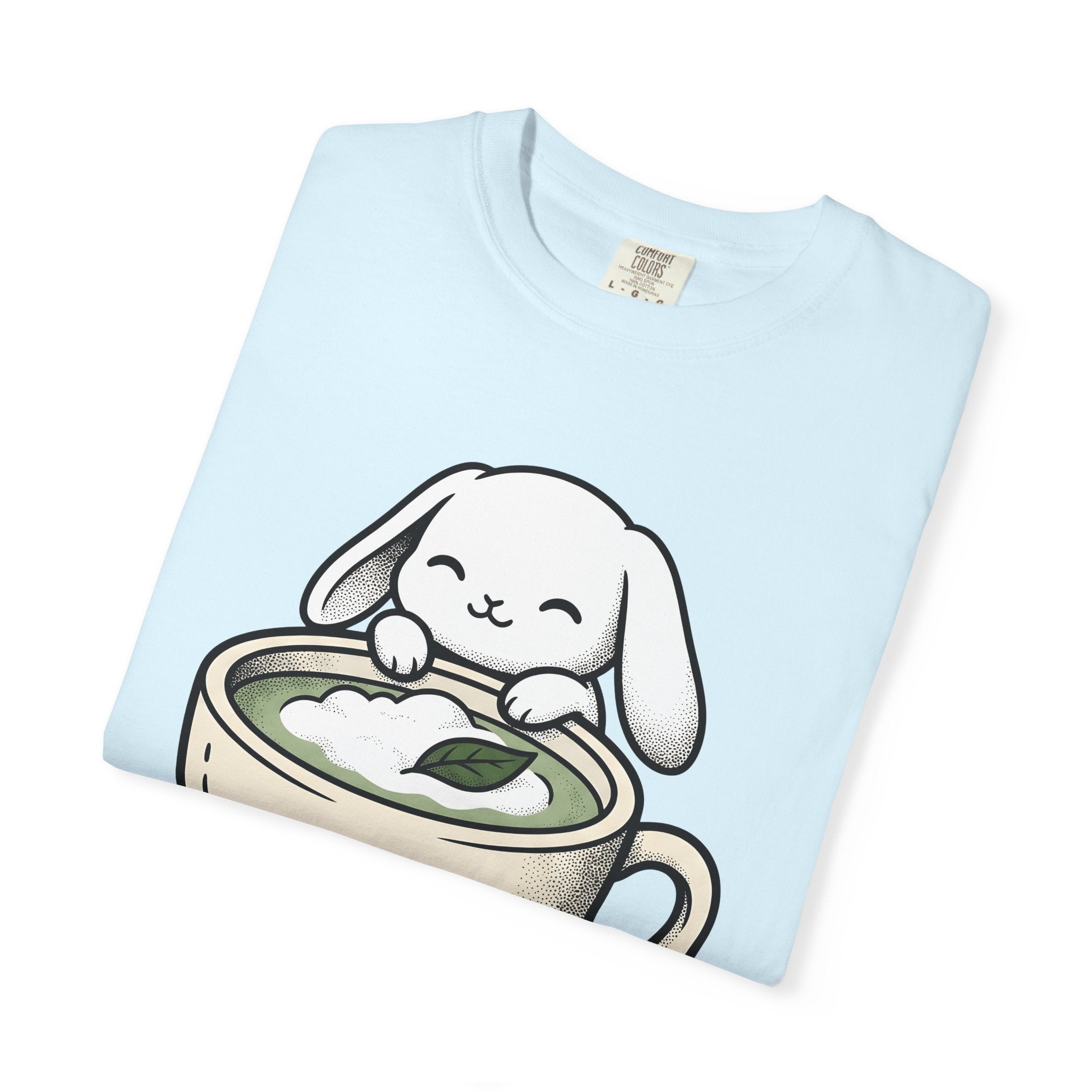 Rabbit Coffee Mug Shirt Coffee Pet Gift Women Cute Tee Bunny T-Shirt Coffee Fan Animal Graphic Cute Tshirt Simple Plant Tshirt