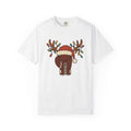 Fight Glove Reindeer Shirt Christmas Exercise Gift Women Cartoon Tee Boxing Glove T-Shirt Xmas Fan Comic Tshirt Fitness Graphic Old School
