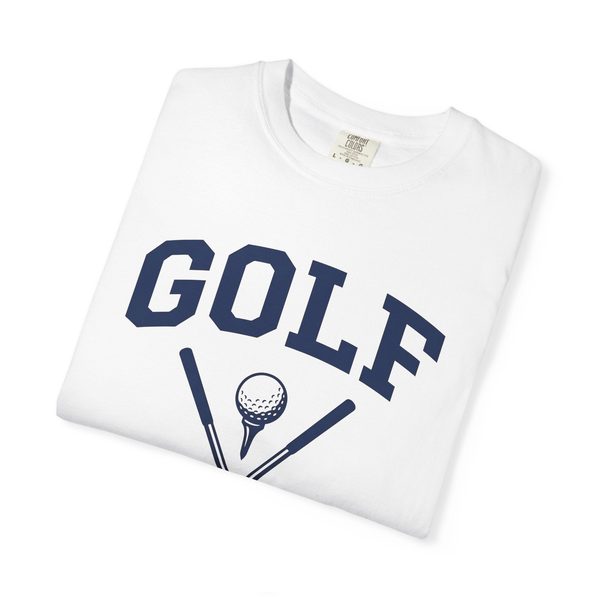 Golf Clubs Shirt Golf Pastime Gift Women Bold Tee Golf Irons T-Shirt Golfer Fan Golfing Tshirt Leisure Graphic Retro Golf Ball Tshirt