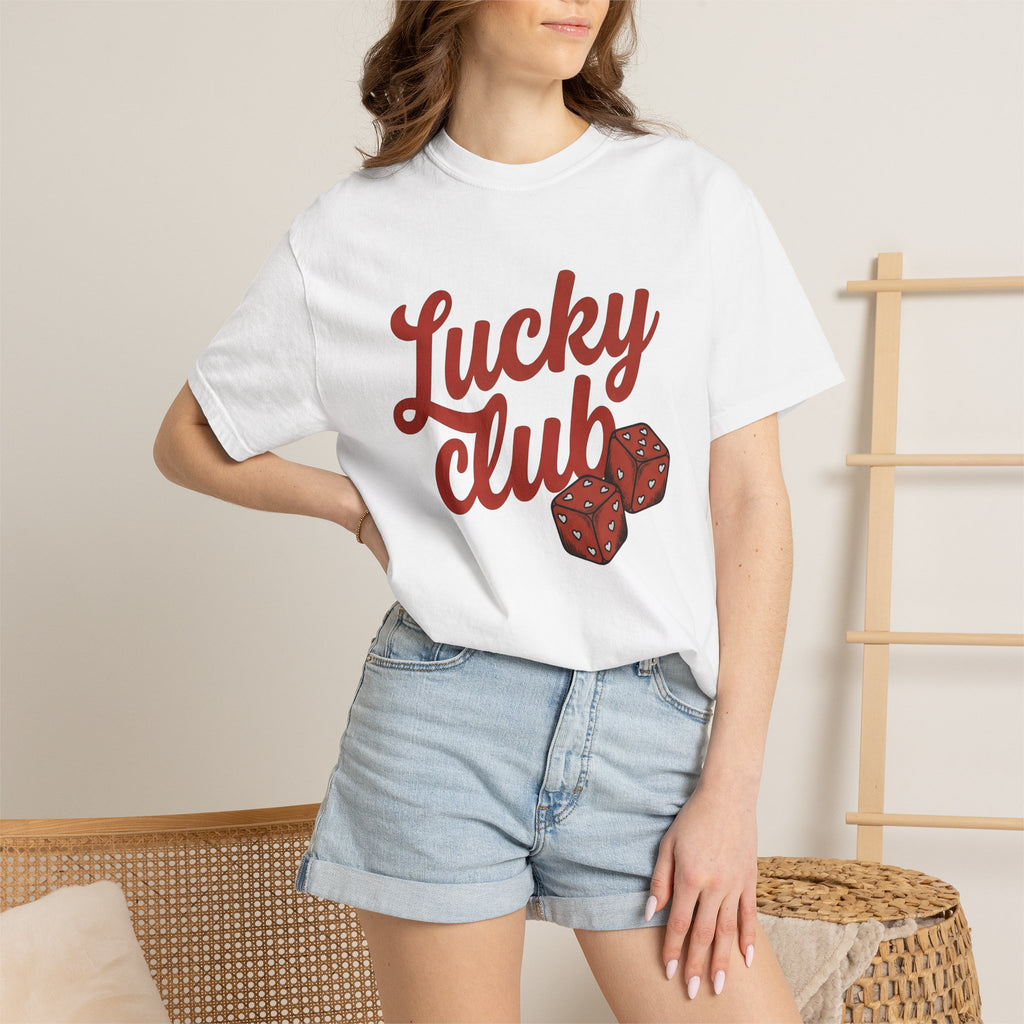 Heart Game Dice Shirt Valentine's Day Gaming Gift Women Eye-Catching Tee Dice T-Shirt Valentine Fan Vibrant Tshirt Gamer Graphic Rustic