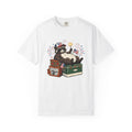 Raccoon Usa Shirt 4th Of July Wildlife Gift Women Comic Tee Trash Panda T-Shirt Independence Day Fan Cartoon Tshirt Animal Graphic Retro