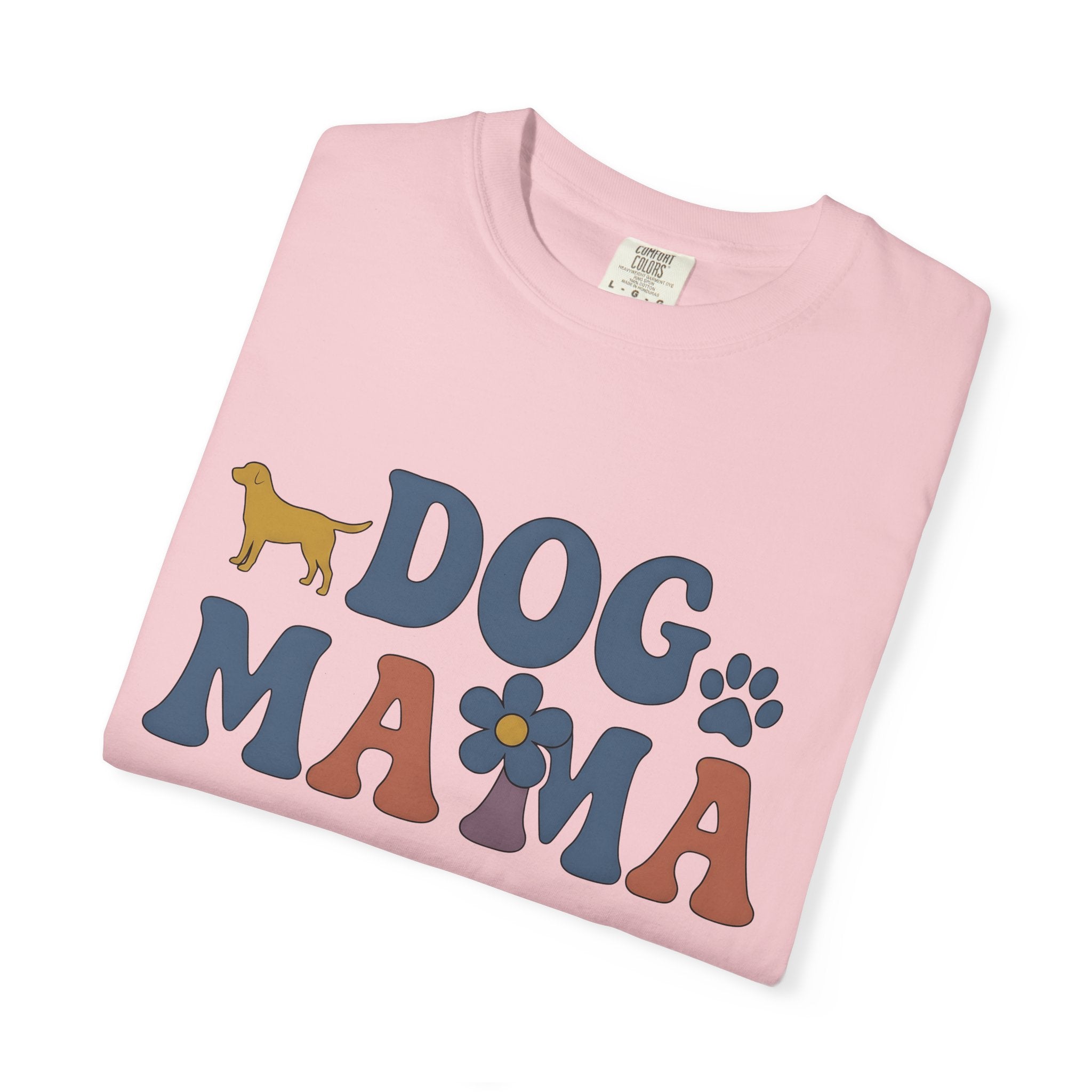 Dog Illustration Shirt Dog Animal Gift Women Cute Tee Puppy T-Shirt Dog Owner Dog Fan Canine Graphic Vintage Blossom Tshirt