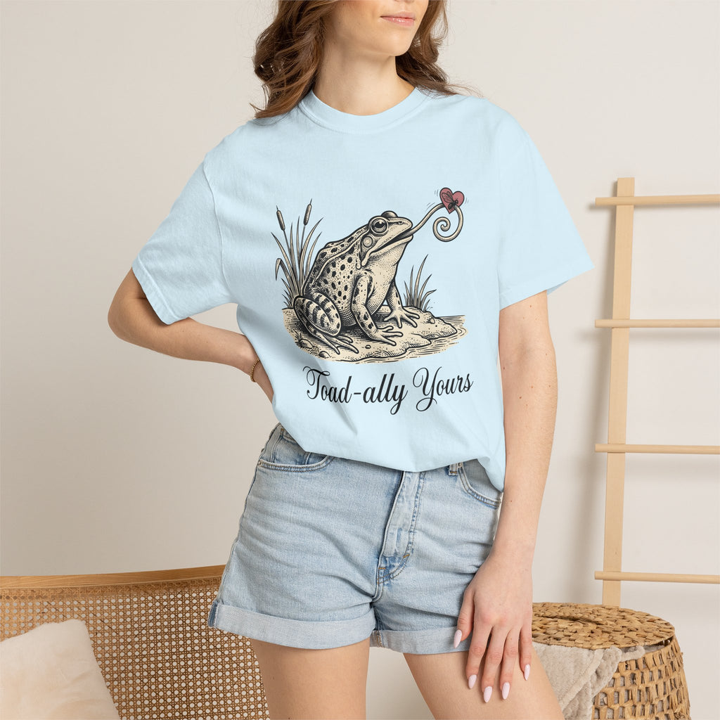 Frog Illustration Shirt St. Valentines Day Pet Gift Women Retro Tee Toad T-Shirt Valentine Fan Vintage Tshirt Animal Graphic Sketch Love