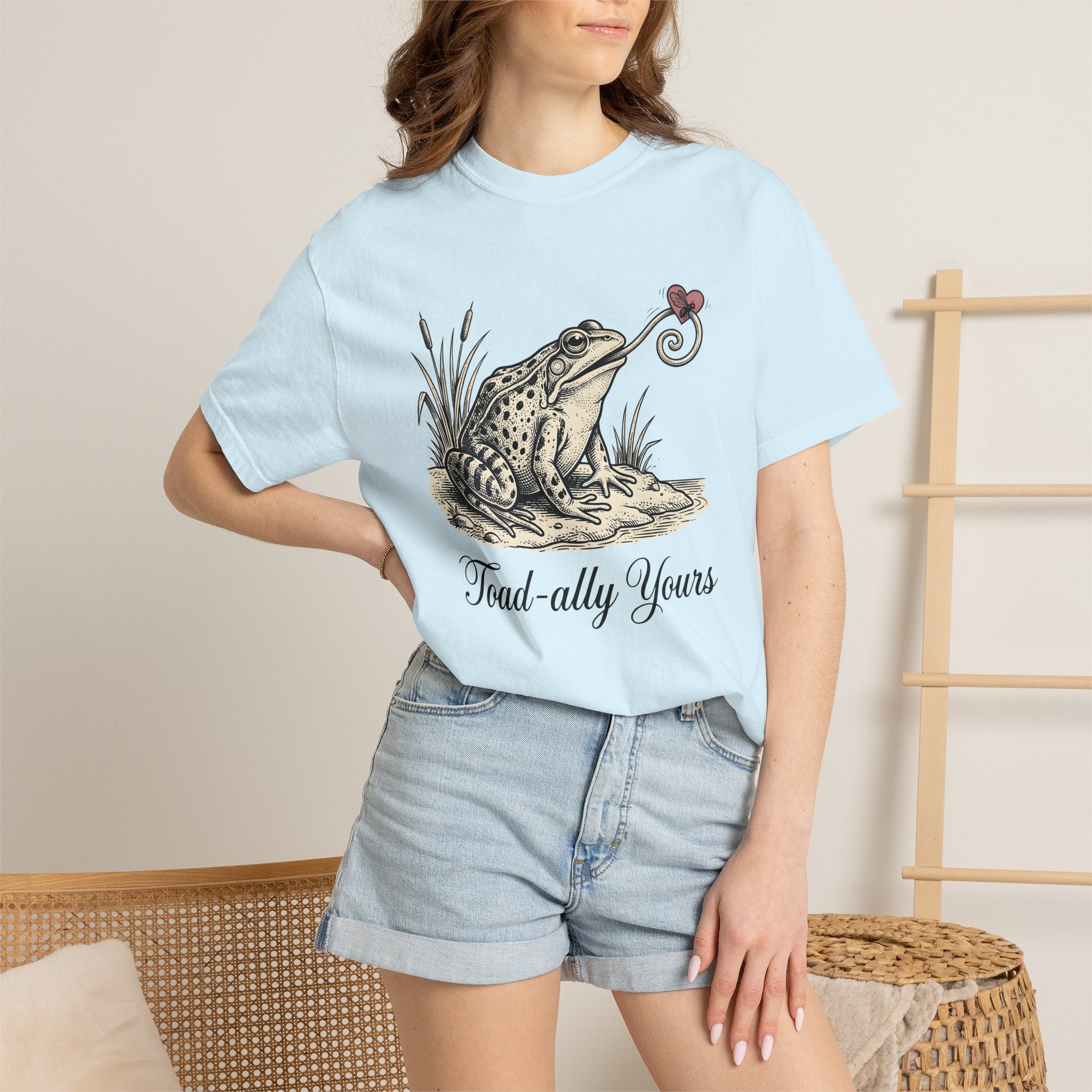 Frog Illustration Shirt St. Valentines Day Pet Gift Women Retro Tee Toad T-Shirt Valentine Fan Vintage Tshirt Animal Graphic Sketch Love