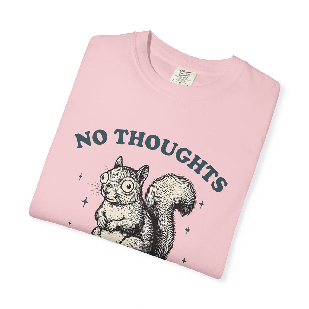 Squirrel Art Shirt Animals Joke Gift Women Classic Tee Squirrel T-Shirt Animal Fan Rodent Tshirt Prank Graphic Doodle Star Symbols Tshirt