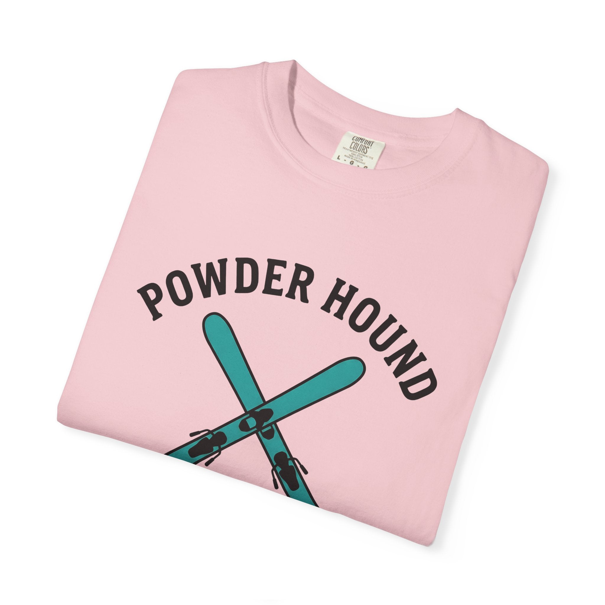 Crossed Snow Skis Shirt Skiing Ice Gift Women Sleek Tee Ski Poles T-Shirt Skier Enthusiast Modern Tshirt Frost Graphic Classic Winter